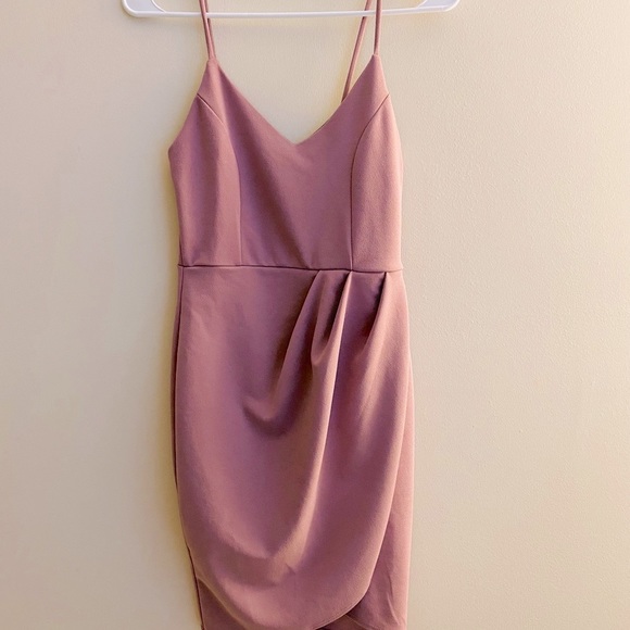 Lulu’s Forever Your Girl Mauve Pink Bodycon Dress - Picture 6 of 6